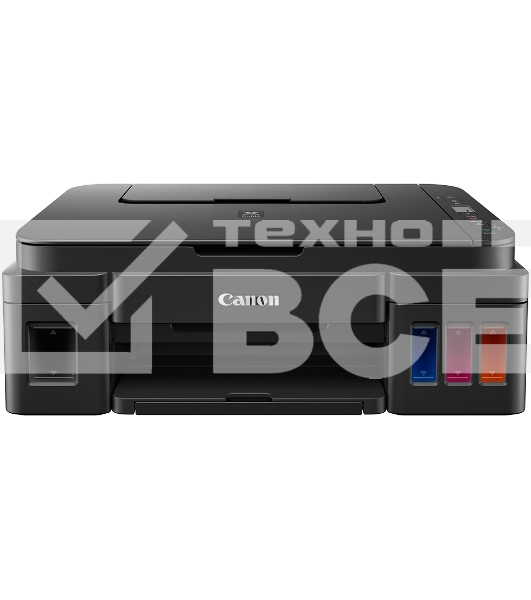 МФУ струйный Canon PIXMA G2410 (2313C009), A4, цветной, печ. 8.8 стр/мин (ч/б) 5 стр/мин (цвет), скан. до 19 стр/мин., 1200 x 4800 dpi (принтер) 1200x600dpi (сканер), USB