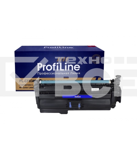 Картридж лазерный PL-CF031A (№646A) для принтеров HP Color LaserJet CM4540 Голубой 12500 копий ProfiLine
