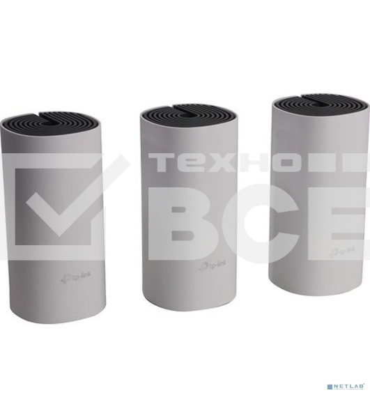 Домашняя Mesh Wi-Fi система TP-Link Deco E4 (3-Pack), 1167 Мбит/с (5 ГГц: до 867 Мбит/с + 2,4 ГГц: до 300 Мбит/с), 2 порта 100 Мбит/с, 2 встроенные антенны на каждом модуле Deco