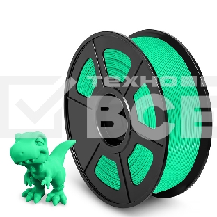 Филамент NVPRINT PLA+ Green для 3D печати диаметр 1.75мм  длина 330 метров  масса 1 кг