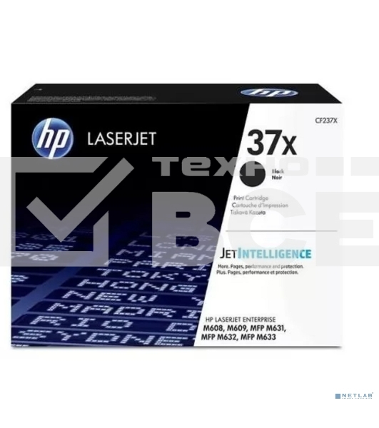Картридж лазерный HP 37X High Yield Black для HP LaserJet (CF237X) 25000 стр