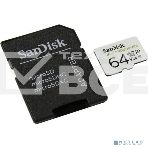 Флеш карта microSD 64GB SanDisk microSDXC Class 10 UHS-I U3 V30 High Endurance Video Monitoring Card, фото3