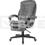 Кресло руководителя Бюрократ T-9950MSG-F Fabric серый Light-19, крестов. пластик, подст. для ног, фото26