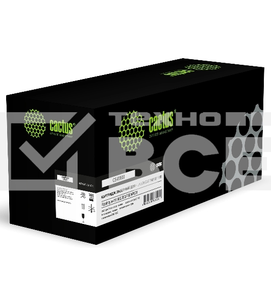 Картридж лазерный Cactus CS-IM600 (418478) черный (25500 стр.) для Ricoh type IM 600/550/P800/P801