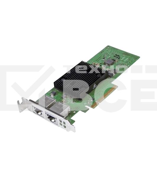 Адаптер для серверов 10Gb Dell Broadcom 57416 Dual Port 10Gb Base-T PCIe Adapter Full Height, 14G