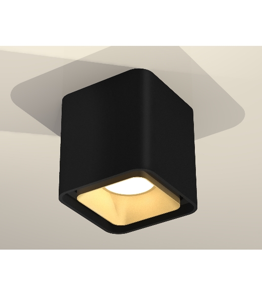 Светильник Ambrella Light XS7841004 SBK/SGD черный песок/золото песок MR16 GU5.3 (C7841, N7704)