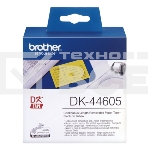 Адресные наклейки Brother DK44605 62 мм, 30.48 м, черный шрифт, желтый фон, для BROTHER QL-5X0, QL-7X00, QL-8X0, QL-10X0, QL-1X10, фото2
