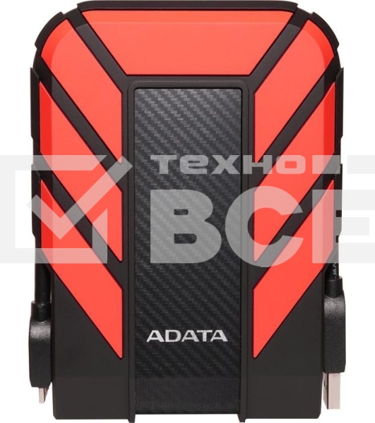 Внешний жесткий диск 2Tb Adata HD710P AHD710P-2TU31-CRD черный/красный (2.5