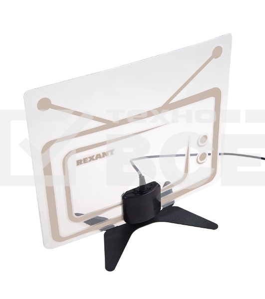 Антенна комнатная «Активная» для цифрового телевидения DVB-T2 Ag-717  34-0717  Rexant