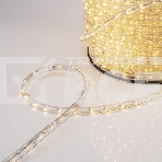 Дюралайт LED, постоянное свечение (2W) - ТЕПЛЫЙ БЕЛЫЙ, 36 LED/м, бухта 100м, фото2
