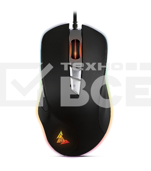 Мышь проводная Crown CMGM-903 черный, 7000 dpi, USB, кнопки - 7