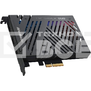 Плата видеозахвата внутренняя Avermedia Live Gamer DUO, PCI-Express x4 Gen 2, 2xHDMI, 2160p60 HDR, (GC573), RTL {}