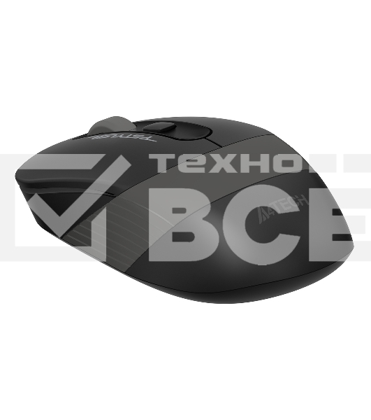Мышь беспроводная A4Tech Fstyler FG10S черный/серый, 2000 dpi, радиоканал, USB, кнопки - 4