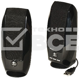 Колонки Logitech S150 980-000029 {Колонки  2.0, 2x0,6W , 90 Гц - 20 кГц, OEM}