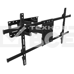 Кронштейн для телевизора Rexant 37'-85' дюймов, наклонно-поворотный, двойное колено серия HOME