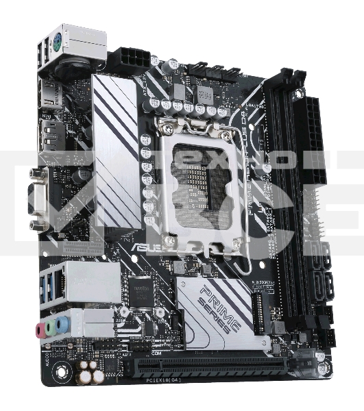 Материнская плата ASUS PRIME H610I-PLUS D4-CSM, LGA 1700, Intel H610, 2xDDR4, 4xSATA, 1xM.2 PCIe 3.0 x4, 1xPCIe 4.0 x16, 1xHDMI, 1xDP, 1xVGA, 2xUSB-A 3.2 Gen 1, 2xUSB-A 2.0, 1x 1Gb LAN, 3x3.5 мм, 7.1, Mini-ITX