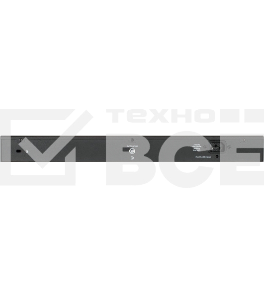Настраиваемый L2 коммутатор D-Link DGS-1100-26MPV2/A3A с 24 портами 10/100/1000Base-T и 2 комбо-портами 1000Base-T/SFP (24 порта PoE 802.3af/at, PoE-бюджет 370 Вт)