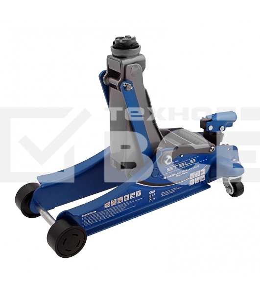 Домкрат STELS 51131гидравлический подкатной поворотная рукоятка 2т low profile 100-350мм