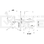 Кресло руководителя Бюрократ CH-993-Low/Black черный, низкая спинка, искусственная кожа, крестовина хром, фото9