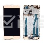Дисплей для Asus ZenFone 3s Max ZC521TL золотой с рамкой, фото2