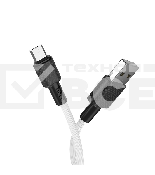 Кабель USB HOCO X29 Superior, USB - Micro USB, 2.0А, 1м, белый