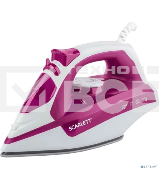 Утюг Scarlett SC-SI30K25 2200Вт розовый