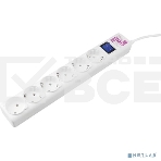 Фильтр-удлинитель Powercube C 5 м 6 р, белый, 16А, SPG6-А2, фото 1