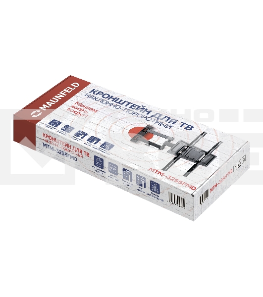 Кронштейн для ТВ наклонно-поворотный Maunfeld MTM-3255FMD