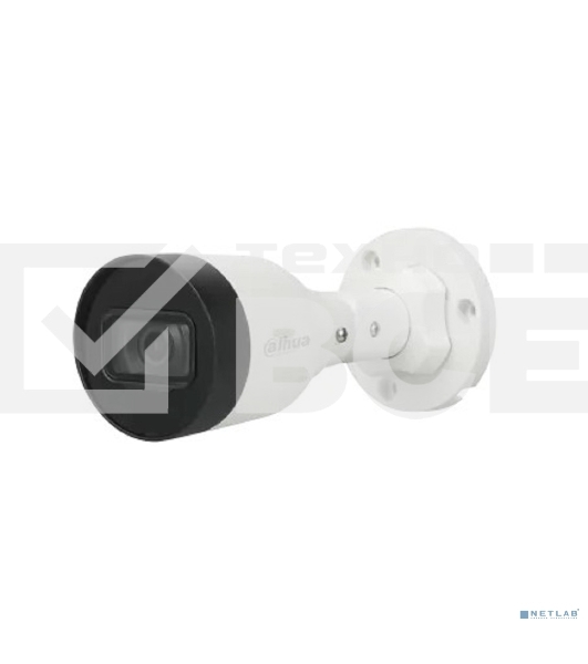 Уличная цилиндрическая IP-видеокамера DAHUA DH-IPC-HFW1431S1P-0280B-S6 4Мп, 1/2.9” CMOS, объектив 2.8мм, ИК-подсветка до 30м, IP67, корпус: металл, пластик