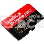 Флеш карта SD 256GB SanDisk SDXC Class 10 V30 UHS-I U3 Extreme, 180MB/s, фото2
