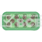 Мини-парник с крышкой, с торфяными таблетками, 240х125х50 мм, 11 ячеек, полистирол Россия, фото3