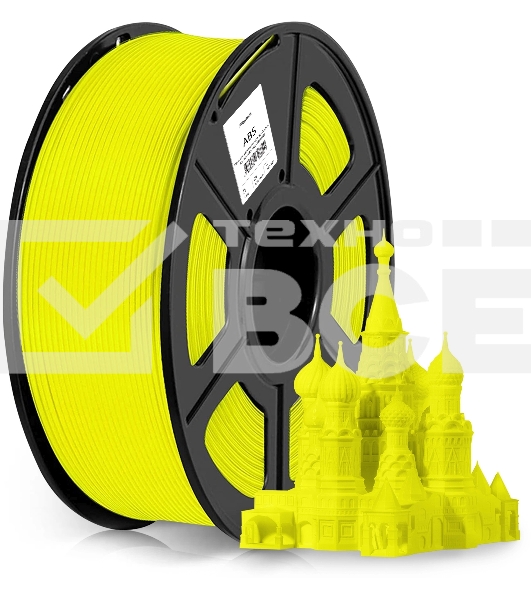 Пластик для принтера 3D Cactus CS-3D-PETG-1KG-YELLOW PETG d1.75мм 1кг 1цв.