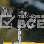 Перчатки универсальные, двойные, работа с сенсорным экраном, вязаная манжета, размер 9 Denzel, фото 1
