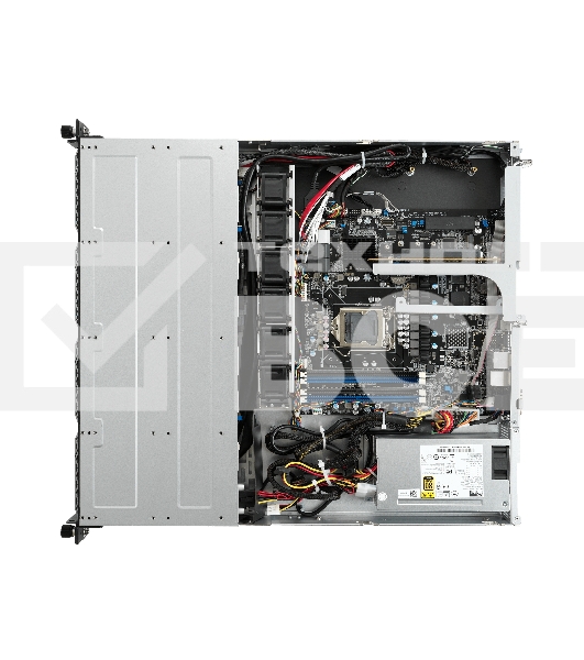Платформа Asus RS300-E11-PS4 1U, LGA1200, 4xDDR4, 4x3.5 (1xSFF8643, 2xOcuLink on the backplane,), DVDRW, 2x1GbE, 1xM.2 SATA/PCIE 2280, optional ASMB10-iKVM, HDMI (from CPU), 1x350W