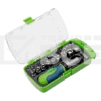 Отвертка Сибртех ревер. + биты, 41 пред., PH+PZ+SL+H+T, CrV, 2к рукоятка, фото 1