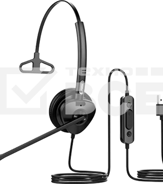 Гарнитура проводная Fanvil HT301-U, моно, HD звук, USB