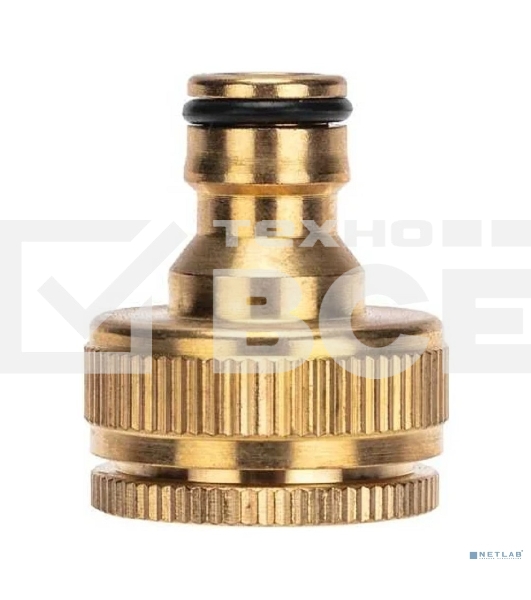 Адаптер латунный 1дюйм-3/4дюйм внутренняя резьба с переходником ЧЕТЫРЕ СЕЗОНА 62-0278