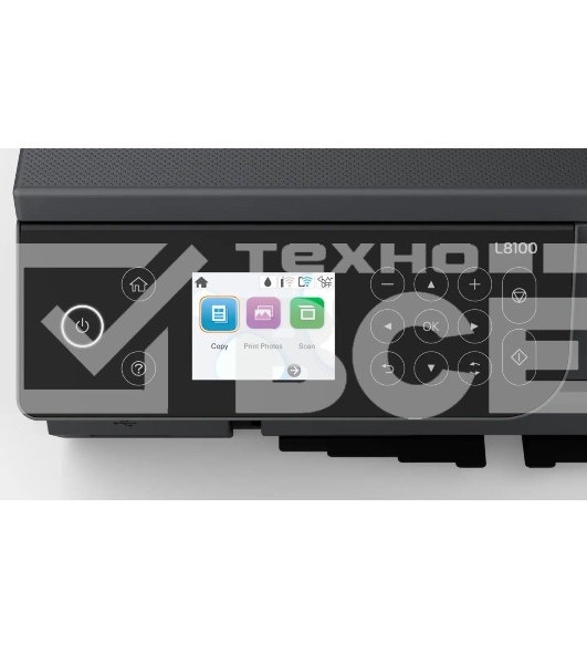 МФУ струйное Epson EcoTank L8100 (C11CK94***), A4, цветной, печ. до 8 стр/мин., 5760 x 1440 dpi (печ.), 1200x4800dpi (скан.), USB, Wi-Fi