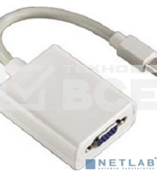 Кабель Адаптер mini DisplayPort - VGA, Hama H-53247