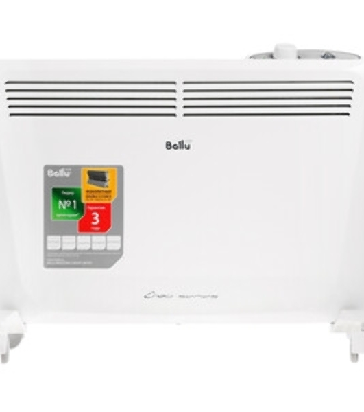 Конвектор электрический Ballu Enzo BEC/EZMR-1500 белый, 1500 Вт, 20 м2, термостат