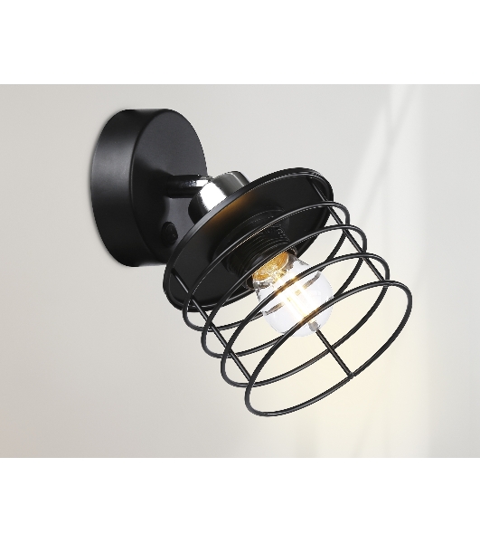 Светильник Ambrella light TR8088 BK/CH черный/хром E27 max 40W D120*200