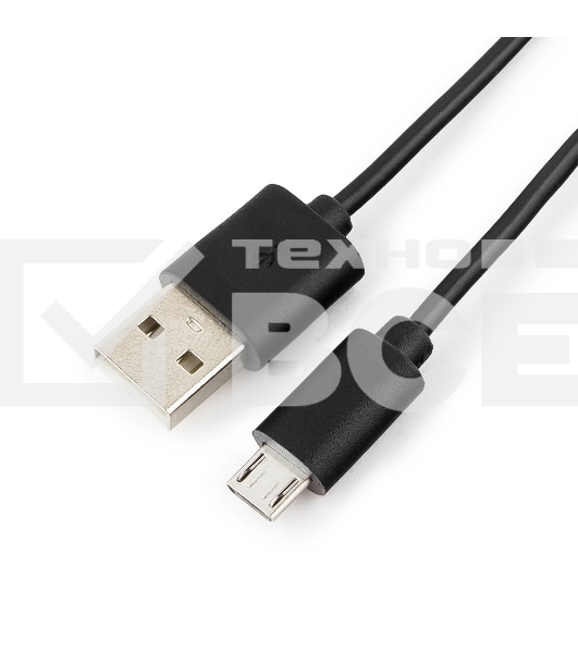 Кабель USB 2.0 Pro Cablexpert CC-mUSB2-AMBM-6, AM/microBM 5P, 1.8м, экран, черный, пакет