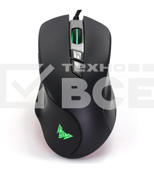 Мышь проводная Crown CMGM-903 черный, 7000 dpi, USB, кнопки - 7