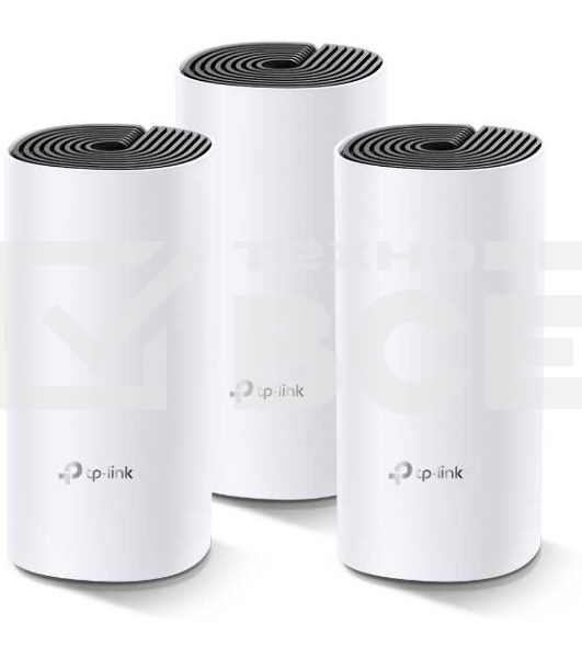 Бесшовный Mesh роутер TP-Link Deco M4 (DECO M4(3-PACK)) AC1200 10/100/1000BASE-TX (упак.:3шт)