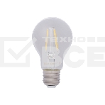 Лампа светодиодная филаментная Rexant Груша A60 7.5 Вт 750 Лм 4000K E27 прозрачная колба, фото 1