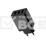 Сетевое зарядное устройство-переходник Rexant 3xUSB адаптер, 30W черное, фото2