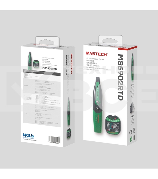Тестер розеток, детектор автоматов MS5902RTD MASTECH