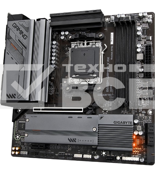Материнская плата Gigabyte B650M GAMING X AX, AM5, AMD B650, 4xDDR5, 4xSATA, 3xM.2, 1xPCI-E 4.0 x16, 2xPCI-E 4.0 x1, 3xUSB-A 3.2 Gen 1, 1xUSB-C 3.2 Gen 2, 1x 2.5Gb LAN, 3x3.5 мм, 7.1, Micro-ATX