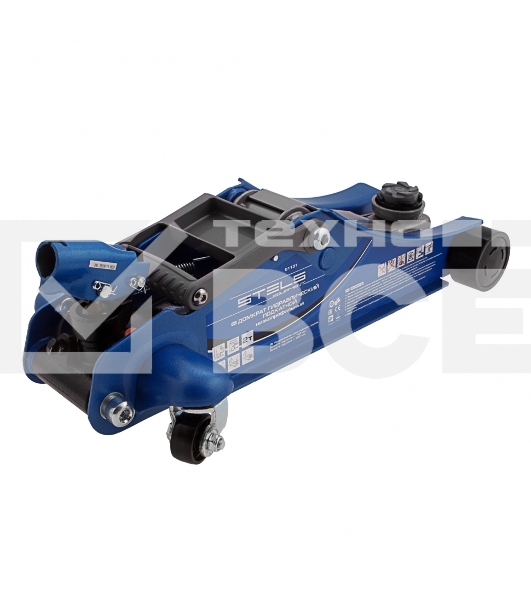 Домкрат STELS 51131гидравлический подкатной поворотная рукоятка 2т low profile 100-350мм
