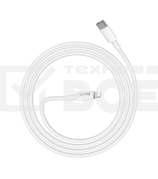 Кабель Type-C HOCO X56 для Lightning, PD20, 3.0A, 1м, белый